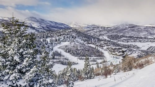 Deer Valley Resort from an aerial view.