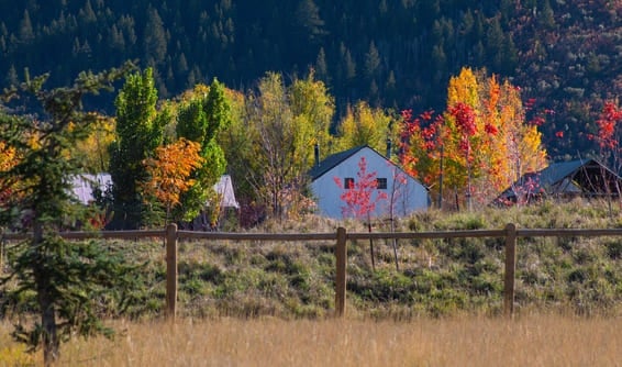 A barn located just outside of Peak Meadows, Utah.